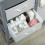AIYAPLAY Baby Changing Unit with 4 Drawers, Diaper Changing Table, Grey 8