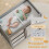 AIYAPLAY Baby Changing Unit with 4 Drawers, Diaper Changing Table, Grey 6