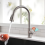 360° Kitchen Sink Mixer Taps Pull Out Spout Spray Single Lever Modern Mono Tap 4