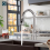 360° Kitchen Sink Mixer Taps Pull Out Spout Spray Single Lever Modern Mono Tap 7