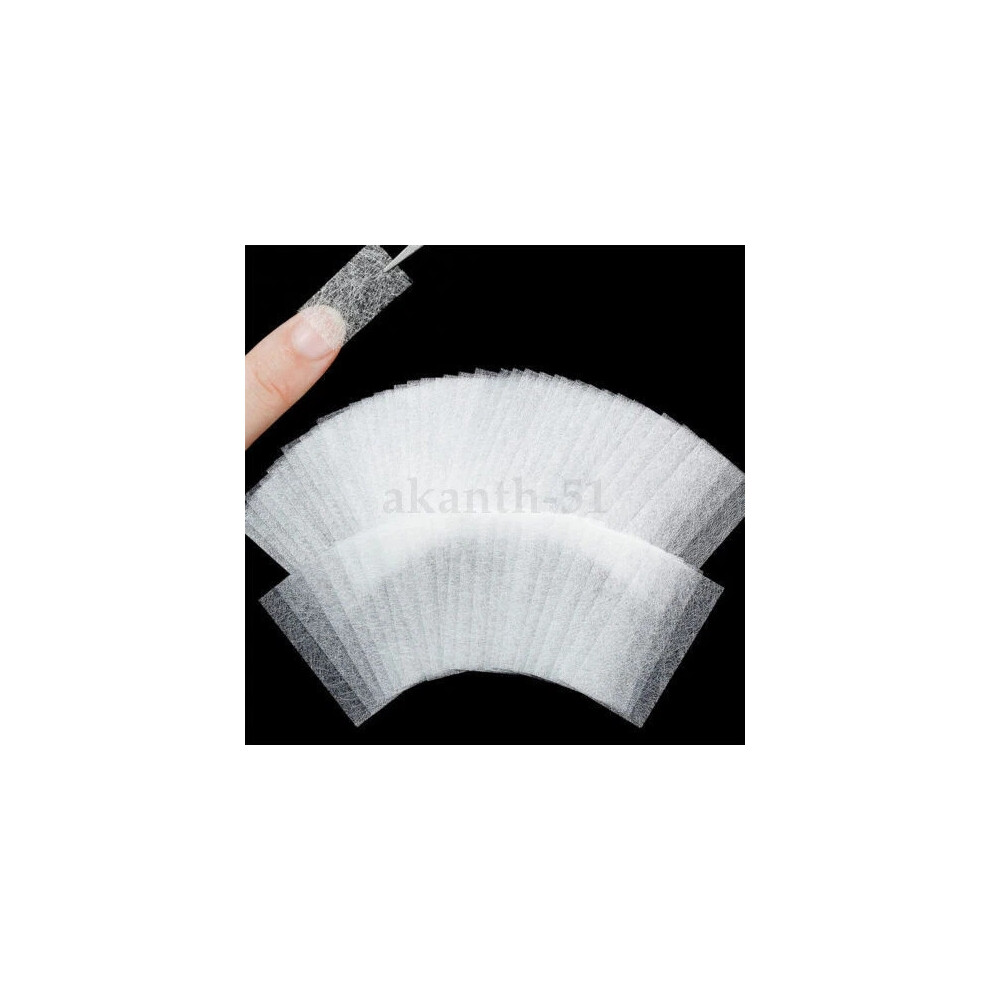 (30 PCS) 10-50X Nail Silk Wrap Repair Kit Extension Silk Fiberglass for Gel Extension