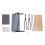 Foldable Baby Diaper Changing Table W/ Elevated Fence and Bottom Storage 3