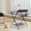 Foldable Baby Diaper Changing Table W/ Elevated Fence and Bottom Storage 5