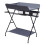 Foldable Baby Diaper Changing Table W/ Elevated Fence and Bottom Storage 7