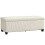 Homcom (White) HOMCOM Storage Ottoman with Lid, 112cm Bench Chest Box 9