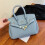 Litchi Pattern Lock Platinum Bag 1