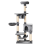 PawHut PawHut 154cm Cat Tree Tower Multi-level Indoor Scratching Post Light Grey 9
