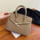 Litchi Pattern Lock Platinum Bag 1