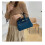 Litchi Pattern Lock Platinum Bag 5