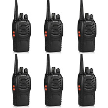 6 Pack Baofeng Bf-888s(bf-88a) Frs Radio Walkie Talkie 5W 16-channel Two Way Radio ,Usb Charger Call distance 5-10KM