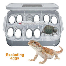 Lizard Reptile Breeding Box Easy Use Home Professional With Thermometer Turtles Birds Pp Large Capacity Reusable Eggs Incubator
