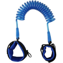 (As show, One size) Child Safety Leash,1.5M (Blue) Anti-Lost Wrist Leash, Anti-Lost Walking Leash, 360 Rotation Breathable Cotton Wrist Strap, for Travel Supermarket Expl