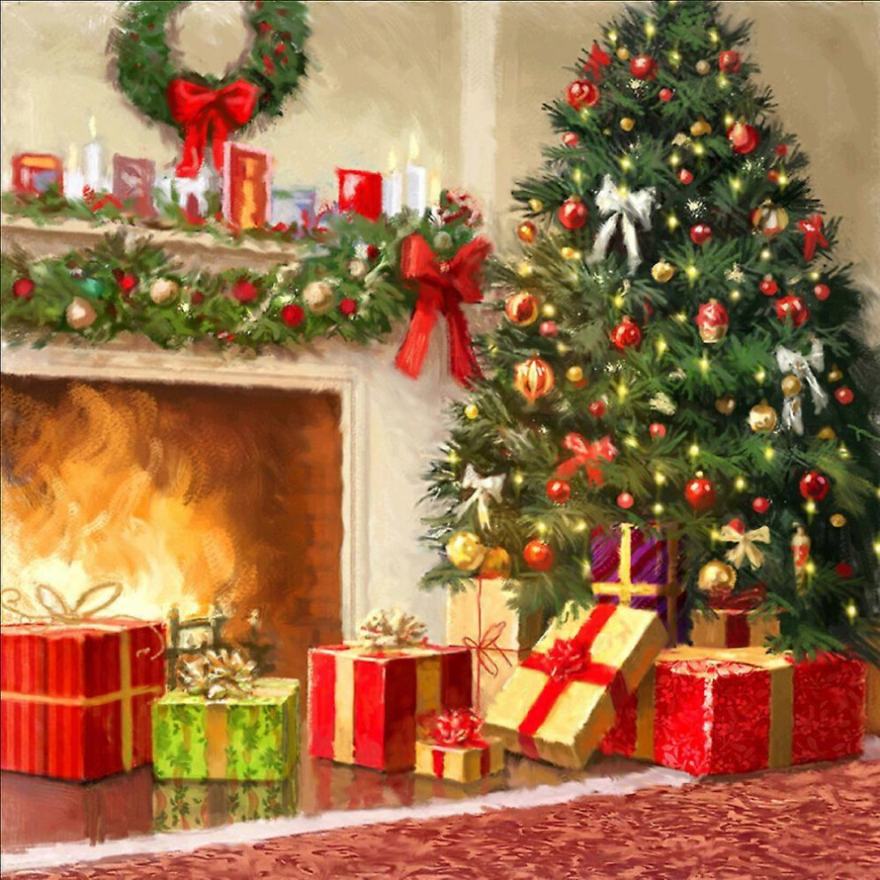 (As show, One size) 30 x 30cm E Style 5D Diamond Painting Kit Christmas Snowman Diamond Embroidery Adult and Beginners Cross Stitch Wall Decor Diamond Bead Chart Christma