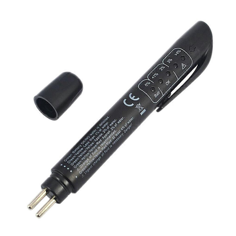 (As Show, One Size) Brake Fluid Tester Detector,5 Led Auto Diagnostic Brake Tester Auto Vehicle Brake Tester Auto Brake Tester For Dot3 Dot4 3152185930485