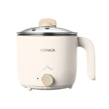 (As show, One size) Multi-functional electric cooking pot student dormitory plug-in small cooking pot mini all-in-one household small electric cooker A