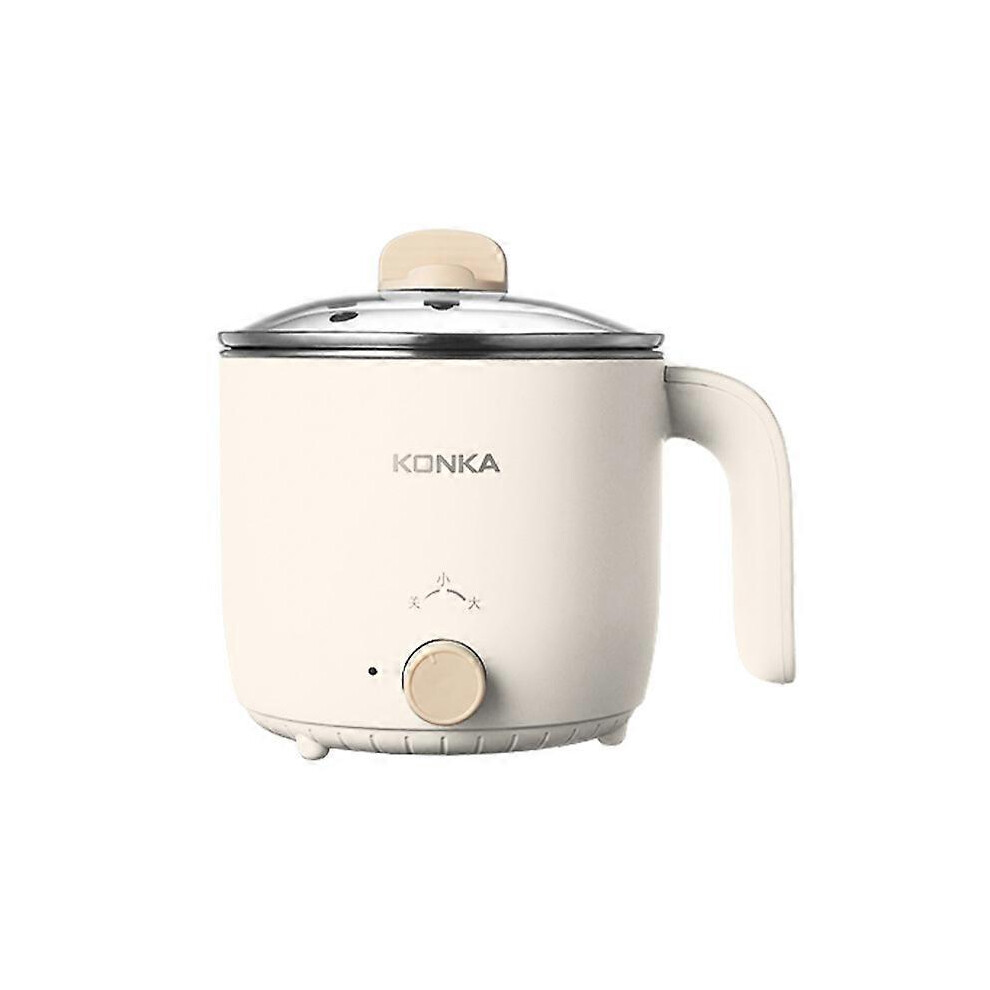 (As show, One size) Multi-functional electric cooking pot student dormitory plug-in small cooking pot mini all-in-one household small electric cooker