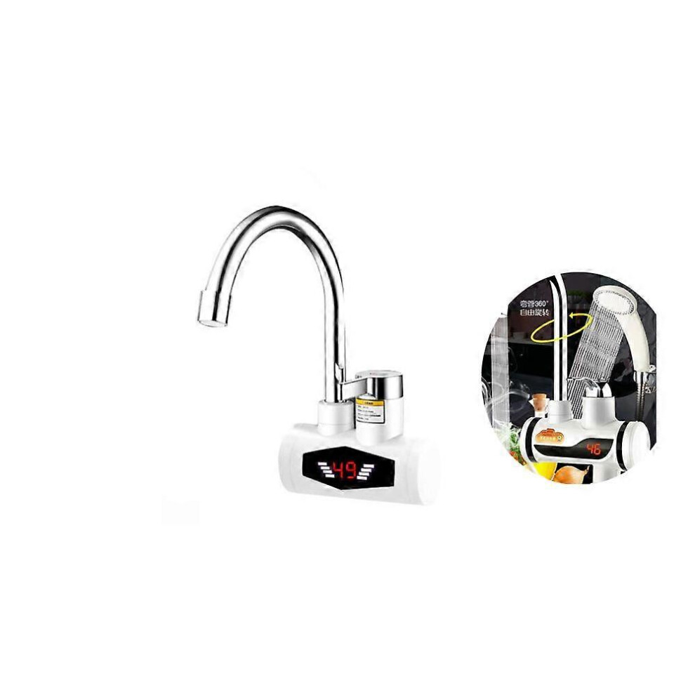 (As show, One size) Electric faucet 3 seconds hot and coldD