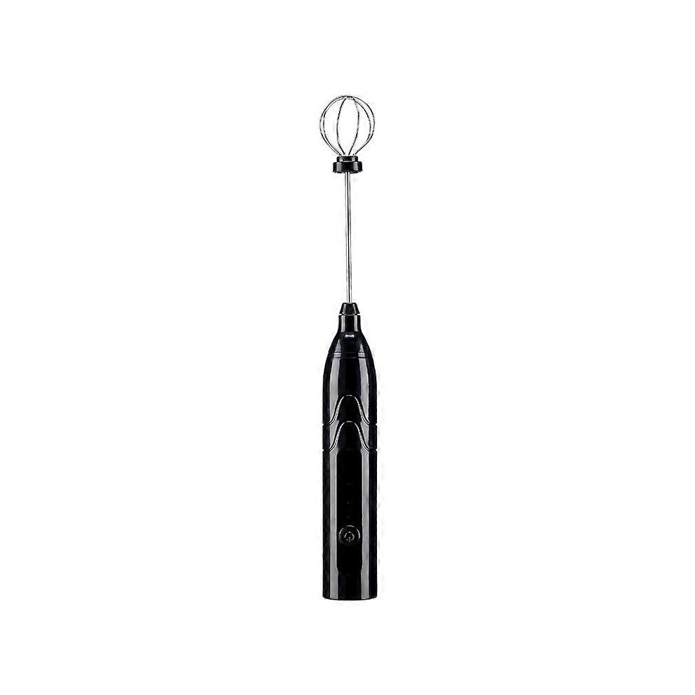 (As Show, One Size) Electric Egg Beater Household Electric Small Egg Beater Mixer Milk Frother Milk Frother, Black