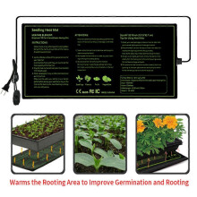 (As show, One size) Germination Greenhouse Waterproof Plant Heat Mat, 52  25 cm (1 Piece - 20W) Accelerates Seed Germination, Heating Pad for Reptile and Amphibian