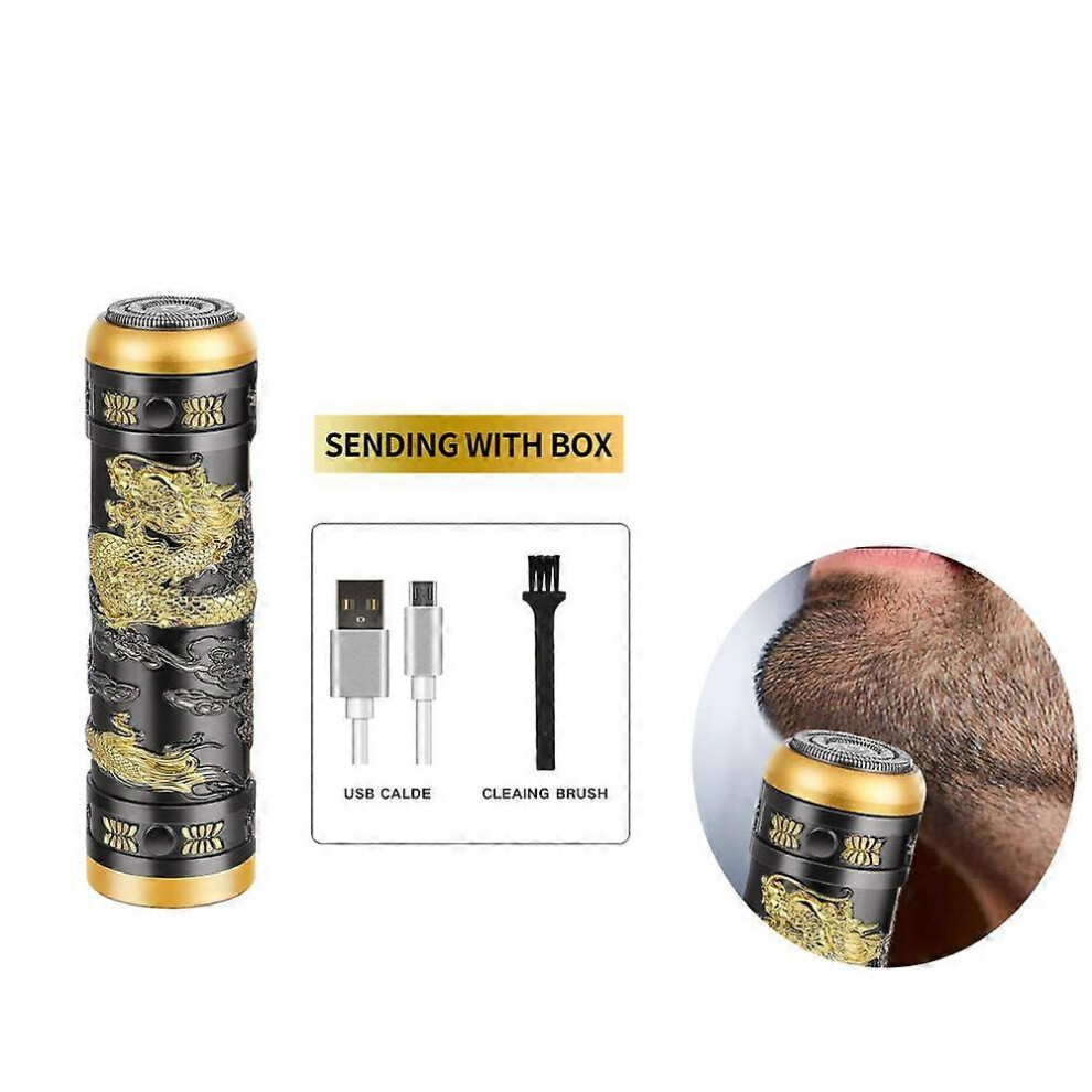 (As show, One size) New electric razor for men, washable and rechargeable, portable, mini beard shaver.C-image-OPC-PHR9TKD-NEW