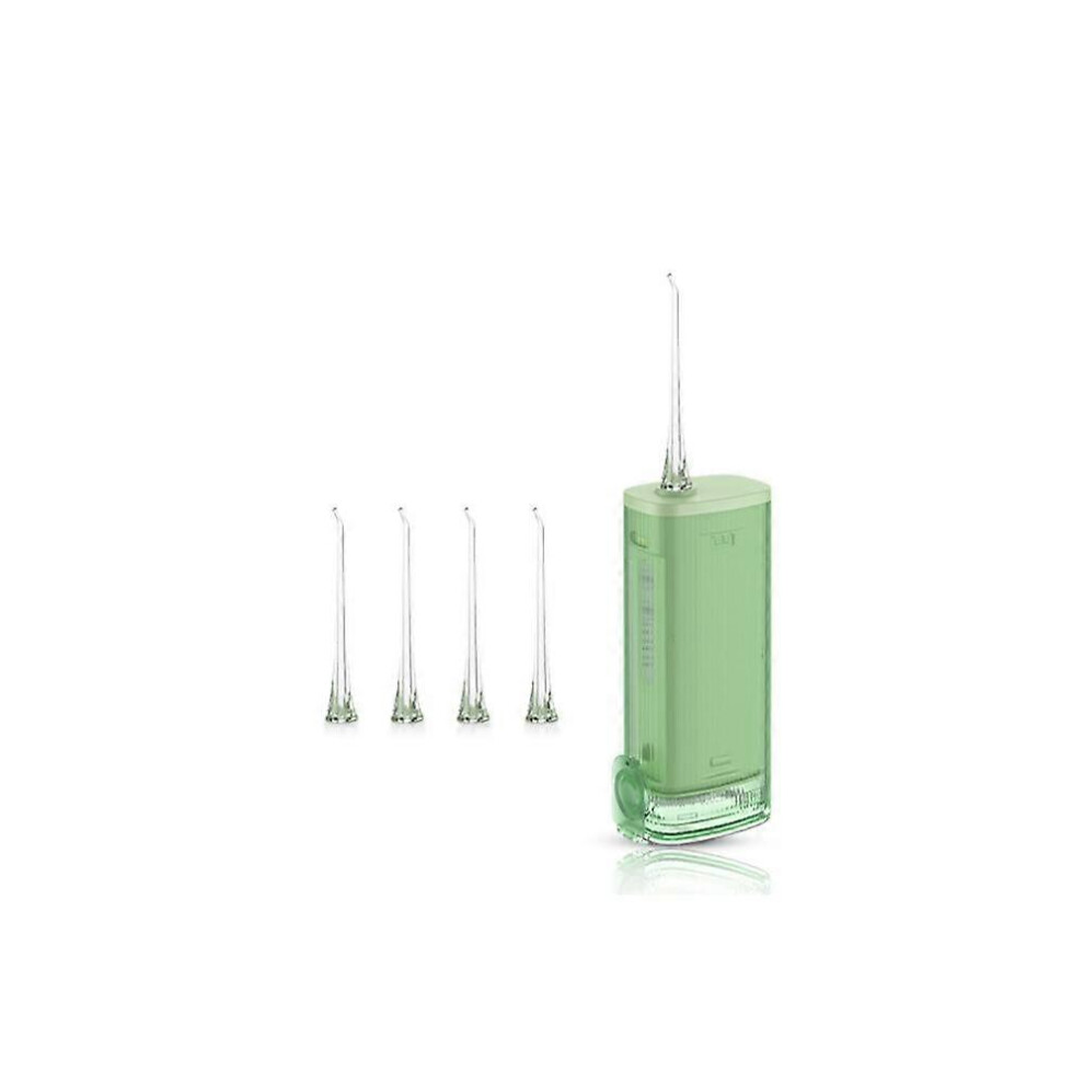 (As show, One size) Adult Ultrasonic Mouth Cleaner Portable Electric Dental Flusher To Remove Dental Tartar Green