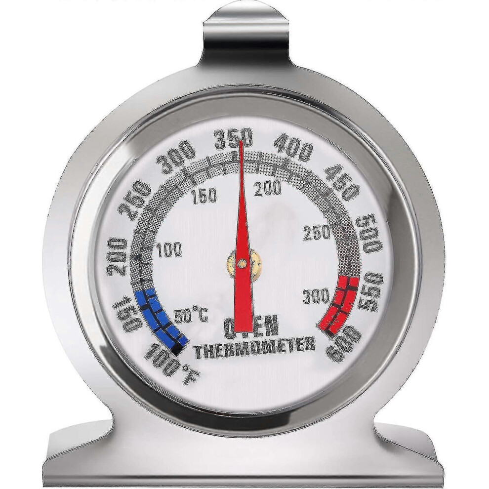 (As show, One size) High Temperature Stainless Steel Food Thermometer Kitchen Household Dial Thermometer