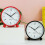 (As show, One size) Round Alarm Clock Non Ticking, Battery Operated And Light Function, Super Silent Alarm grey 3