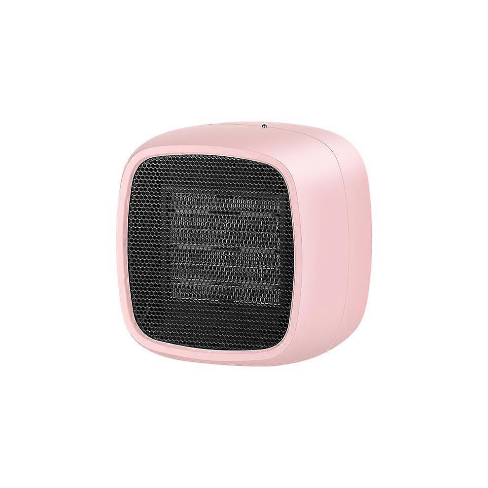(As show, One size) 800w Electric Heater Portable Fan Heater Heating Warm Air Blower Warmer Machine pink