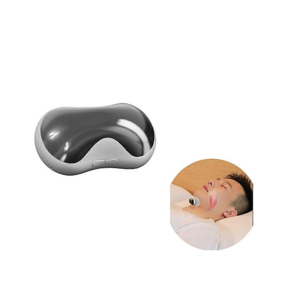 (As show, One size) Three generations of smart electric device to stop snoring Anti snoring device Snoring correction device for men and women