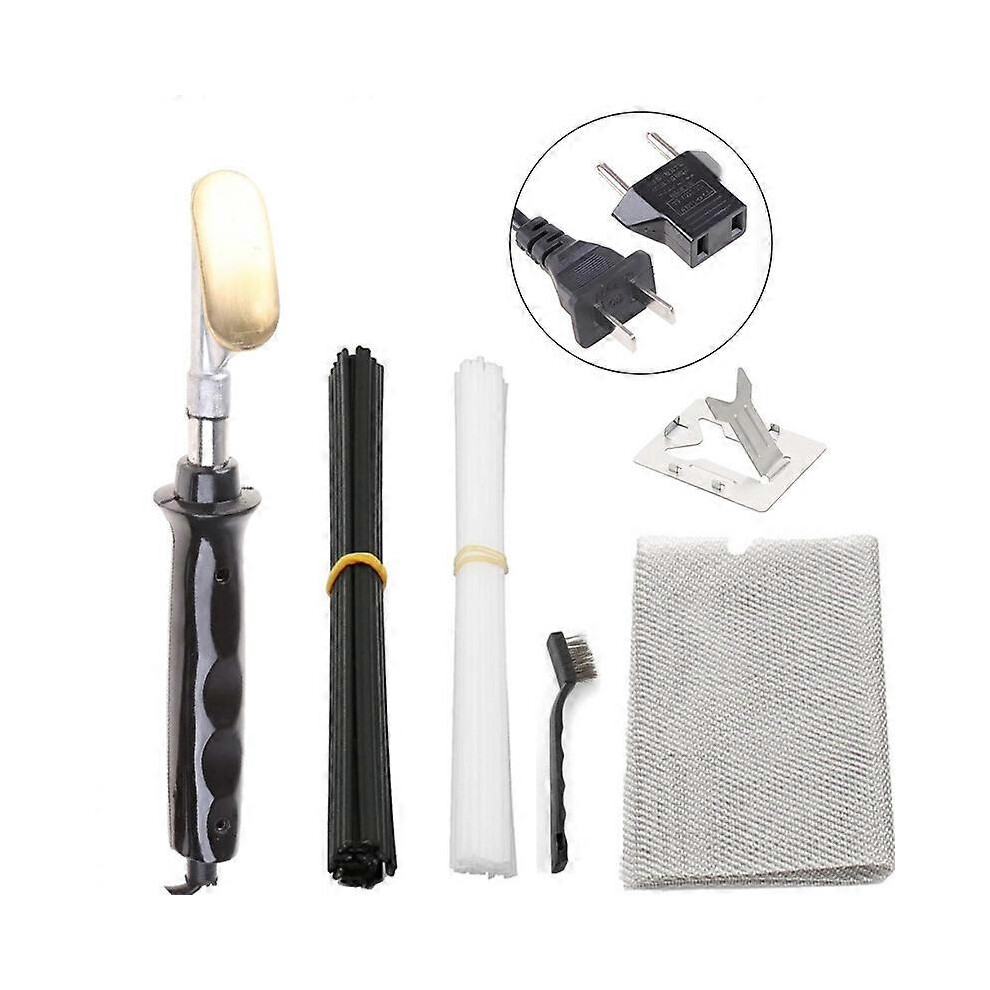 (As show, One size) Car Bumper Repair Torch Welding Nail Plastic Welder Smoothing Knife 50W