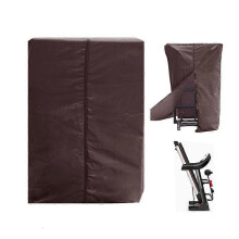 (As show, One size) Waterproof Foldable Treadmill Protective Cover (Coffee 95*75*160cm) Sun and Dust Protection For Indoor or Outdoor, Sports Equipment Cover