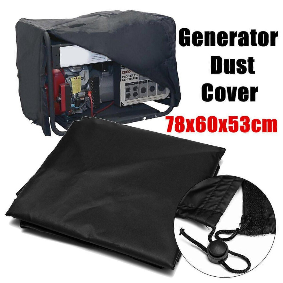(As show, One size) Waterproof Furniture And Generator Cover 78*60*53cm, 210D Polyester Oxford Protective Tarpaulin For Generators And Powers, Generat