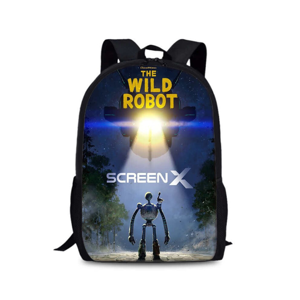 (07) The Wild Robot Cartoon Anime Backpack for School Kids and Laptop Storage-image-OPC-PHR9W2S-NEW
