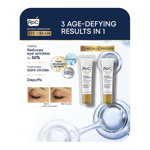RoC Roc retinol Correxion Creme de 0,5 oz (pacote de 2)
