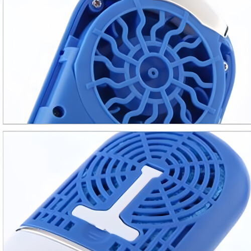 (Blue) Portable USB Rechargeable Mini Air Conditioner Fan 2