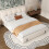 135x190cm, White Upholstered 4ft6 Double Bed, Soft Headboard 1