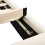 135x190cm, White Upholstered 4ft6 Double Bed, Soft Headboard 6