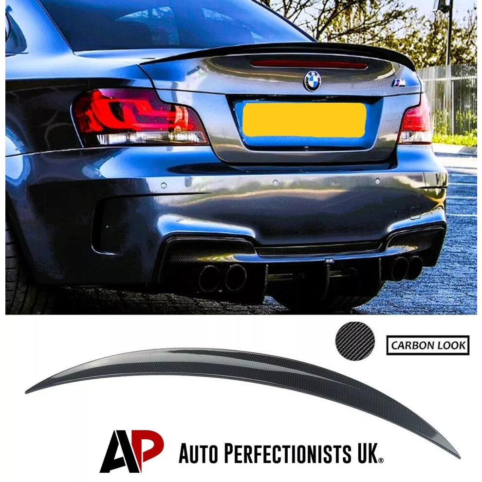 For Bmw 1 Series Coupe 1M E82 Rear Boot Lip Spoiler Wing 2007-2013 5061072660597