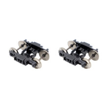 (2 pcs, One size) HO Scale 1:87 Model Train Bogies Easy to Install Diorama Railway Accessories 1 pcs