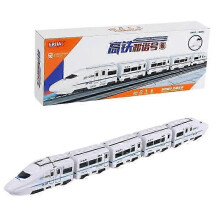 (three carriages, One size) Electric Universal Simulation High Speed Railway Harmony Train Model Kids Toy