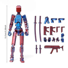 (As show, One size) Robot Action Figure, 3D Printed Titan 13 Action Figure, Assembly Completed Dummy 13 Action Figure, Action Figure Toy