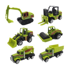 (As show, One size) 6 Pieces Construction Vehicles Tractor Toys Cute for Kids Boy Girls Children
