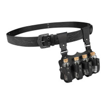 (Black, One size) Medieval Alchemy Belt Waist Rivet Belt for Blouse Anniversaries Pants Black