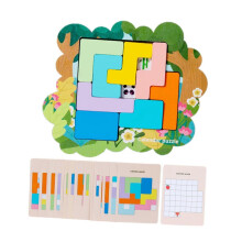 (Transportation, One size) Wooden Jigsaw Puzzle Stem Brain Teaser for Colors Preschool Color Perception Animals