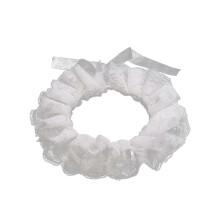(As show, One size) Lace Ruffled Collar Lolita Cosplay Props Ruffle Neck Collar for Role Playing