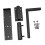(As show, One size) Bolt Latch Solid Accessory Simple Assembly Carbon Steel Barn Door Latch Lock 1