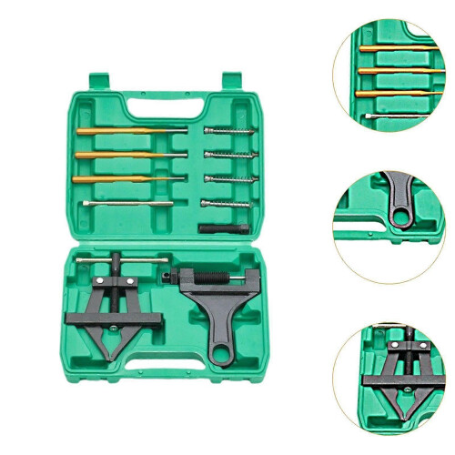 (As show, One size) Generic Roller Chain Tools Kit Carbon Steel Sturdy Easy to Use Accessories 2