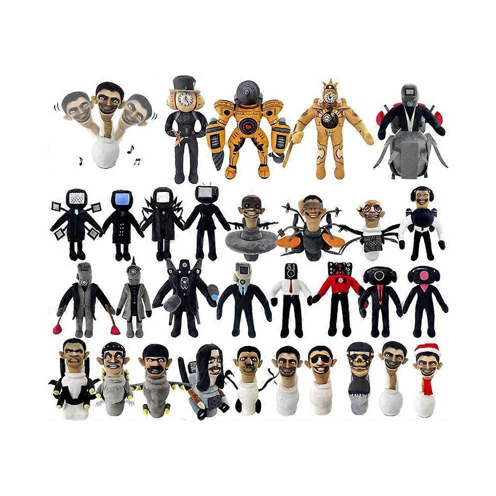 (Style 14)Skibidi Toilet Plush Toy TV Man Cameraman Speakerman Doll Kids Gifts