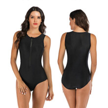 (S) Swimsuit Women One Piece Sleeveless Bathing Suit Surf Wear Sun Protection Wetsuit