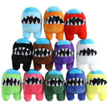 (White) Among Us Plush Toy Game Stuffed Figure Doll for Kid Gift
